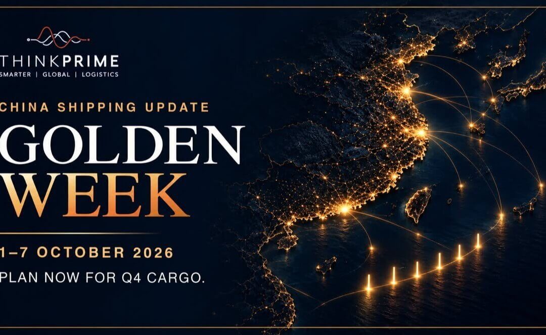 China’s Golden Week 2026: What UK businesses need to know about their freight