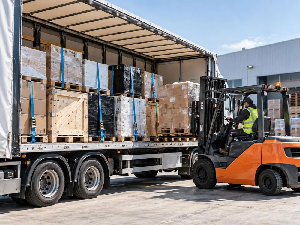 Part load and groupage road freight